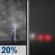 Tuesday Night: Slight Chance Showers And Thunderstorms then Patchy Fog